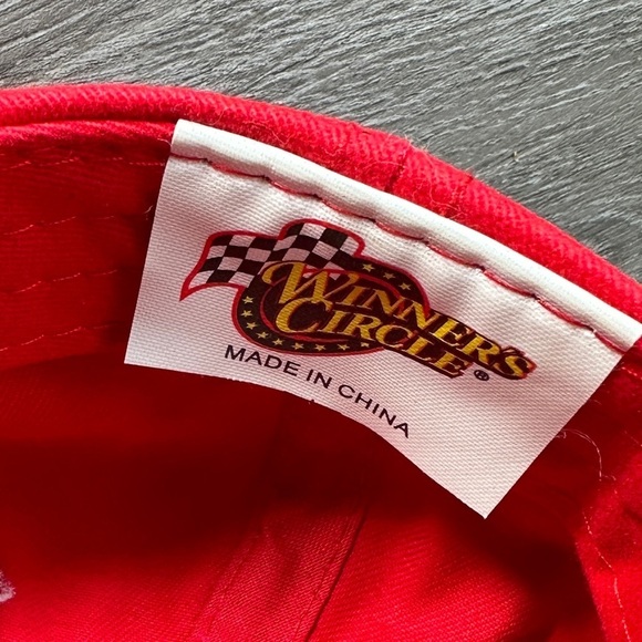 NASCAR BUDWEISER Dale Earnhardt JR #8 Velcro Strap Hat Red/Black - Picture 4 of 4